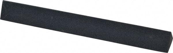 Made in USA - 4" Long x 1/2" Wide x 1/2" Thick, Silicon Carbide Sharpening Stone - Triangle, Fine Grade - Eagle Tool & Supply