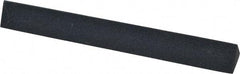 Made in USA - 4" Long x 1/2" Wide x 1/2" Thick, Silicon Carbide Sharpening Stone - Triangle, Fine Grade - Eagle Tool & Supply