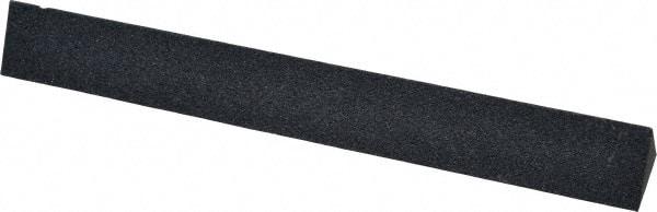 Made in USA - 4" Long x 1/2" Wide x 1/2" Thick, Silicon Carbide Sharpening Stone - Triangle, Medium Grade - Eagle Tool & Supply