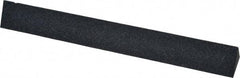 Made in USA - 4" Long x 1/2" Wide x 1/2" Thick, Silicon Carbide Sharpening Stone - Triangle, Medium Grade - Eagle Tool & Supply