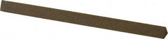 Made in USA - 4" Long x 1/4" Wide x 1/4" Thick, Aluminum Oxide Sharpening Stone - Triangle, Medium Grade - Eagle Tool & Supply
