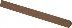 Made in USA - 4" Long x 3/8" Wide x 3/8" Thick, Aluminum Oxide Sharpening Stone - Triangle, Medium Grade - Eagle Tool & Supply