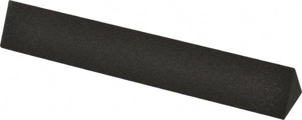 Made in USA - 6" Long x 1" Wide x 1" Thick, Aluminum Oxide Sharpening Stone - Triangle, Coarse Grade - Eagle Tool & Supply