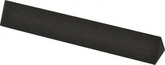 Made in USA - 6" Long x 1" Wide x 1" Thick, Aluminum Oxide Sharpening Stone - Triangle, Coarse Grade - Eagle Tool & Supply