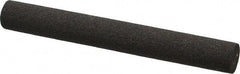 Made in USA - 4" Long x 1/2" Diam x 1/2" Thick, Aluminum Oxide Sharpening Stone - Round, Coarse Grade - Eagle Tool & Supply