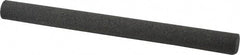 Made in USA - 6" Long x 1/2" Diam x 1/2" Thick, Aluminum Oxide Sharpening Stone - Round, Coarse Grade - Eagle Tool & Supply