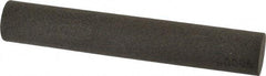 Made in USA - 6" Long x 1" Diam x 1" Thick, Aluminum Oxide Sharpening Stone - Round, Coarse Grade - Eagle Tool & Supply
