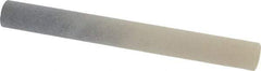 Made in USA - 3" Long x 3/8" Diam x 3/8" Thick, Novaculite Sharpening Stone - Round, Ultra Fine Grade - Eagle Tool & Supply