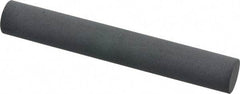 Made in USA - 3" Long x 1/2" Diam x 1/2" Thick, Novaculite Sharpening Stone - Round, Ultra Fine Grade - Eagle Tool & Supply