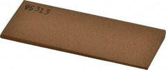 Made in USA - 4-1/2" Long x 1-3/4" Diam x 3/8" Thick, Aluminum Oxide Sharpening Stone - Round, Medium Grade - Eagle Tool & Supply