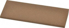 Made in USA - 4-1/2" Long x 1-3/4" Diam x 1/2" Thick, Aluminum Oxide Sharpening Stone - Round, Medium Grade - Eagle Tool & Supply