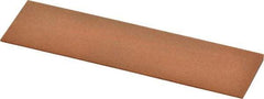 Made in USA - 4" Long x 1" Wide x 1/8" Thick, Aluminum Oxide Sharpening Stone - Knife, Fine Grade - Eagle Tool & Supply