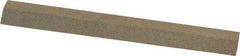 Made in USA - 4" Long x 9/16" Wide x 3/16" Thick, Aluminum Oxide Sharpening Stone - Diamond, Medium Grade - Eagle Tool & Supply