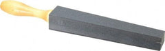 Made in USA - 1/2" Wide x 14" OAL, Silicon Carbide Sharpening Stone - Flat, 180 Grit - Eagle Tool & Supply