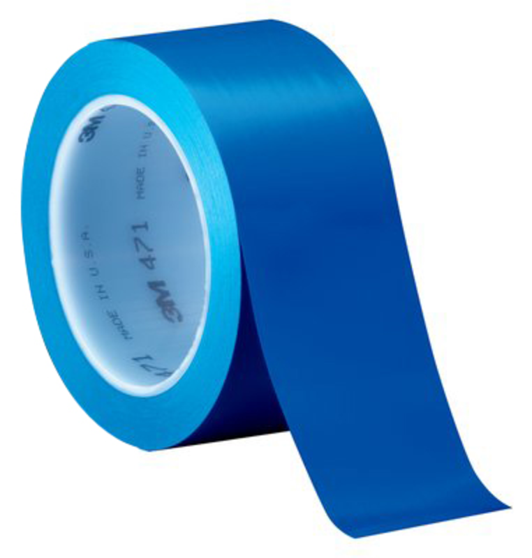 List 471 4" x 36 ydsVinyl Tape - Blue - Eagle Tool & Supply