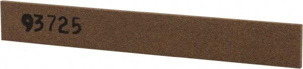 Made in USA - 1/2" Wide x 4" OAL, Aluminum Oxide Sharpening Stone - Flat, Medium Grade, 220 Grit - Eagle Tool & Supply