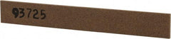Made in USA - 1/2" Wide x 4" OAL, Aluminum Oxide Sharpening Stone - Flat, Medium Grade, 220 Grit - Eagle Tool & Supply
