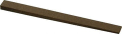 Made in USA - 5/16" Wide x 4" OAL, Aluminum Oxide Sharpening Stone - Flat Tapered, Medium Grade, 220 Grit - Eagle Tool & Supply