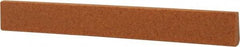 Made in USA - 7/16" Wide x 4" OAL, Aluminum Oxide Sharpening Stone - Oval Tapered, Fine Grade, 320 Grit - Eagle Tool & Supply