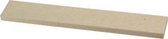 Norton - 120 Grit Aluminum Oxide Rectangular Roughing Stone - Fine Grade, 1" Wide x 6" Long x 1/4" Thick - Eagle Tool & Supply