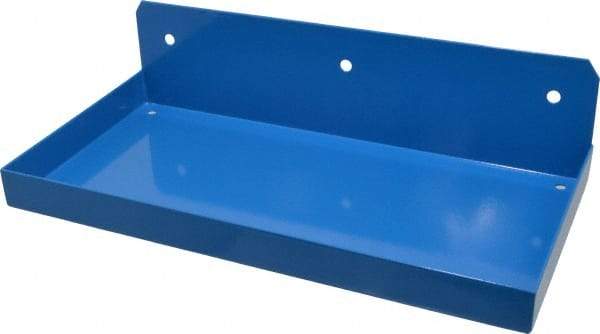 Triton - 12" Long Blue Pegboard Shelf - For Use with DuraBoards/Pegboards - Eagle Tool & Supply