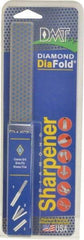 DMT - Coarse Grade, Diamond Whetstone Sharpener - 325 Grit, 45 Micron, Diamond Area 4.3" Long x 1" Wide, 9-1/2" Open Length, 5" Closed Length - Eagle Tool & Supply