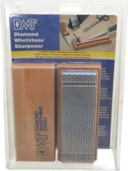 DMT - 6" Long x 2" Wide x 3/4" Thick, Diam ond Sharpening Stone - Rectangle, 325 Grit, Coarse Grade - Eagle Tool & Supply