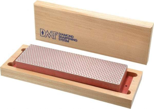 DMT - 8" Long x 2-5/8" Wide x 1-1/4" Thick, Diam ond Sharpening Stone - Rectangle, 600 Grit, Fine Grade - Eagle Tool & Supply