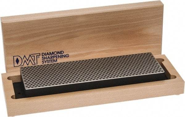 DMT - 8" Long x 2-5/8" Wide x 1-1/4" Thick, Diam ond Sharpening Stone - Rectangle, 220 Grit, Extra Coarse Grade - Eagle Tool & Supply