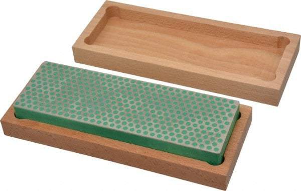 DMT - 6" Long x 2" Wide x 3/4" Thick, Diam ond Sharpening Stone - Rectangle, 1200 Grit, Extra Fine Grade - Eagle Tool & Supply