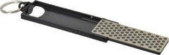 DMT - Extra Coarse Grade, Diamond Mini Sharp Sharpener - 60 Micron, Diamond Area 2-3/4" Long x 15/16" Wide, 5-1/2" Open Length, 2-11/16" Closed Length - Eagle Tool & Supply