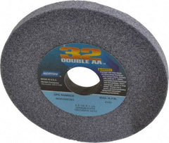 Norton - 6" Diam x 1-1/4" Hole x 1/2" Thick, K Hardness, 46 Grit Surface Grinding Wheel - Aluminum Oxide, Type 1, Coarse Grade, 4,140 Max RPM, Vitrified Bond, No Recess - Eagle Tool & Supply