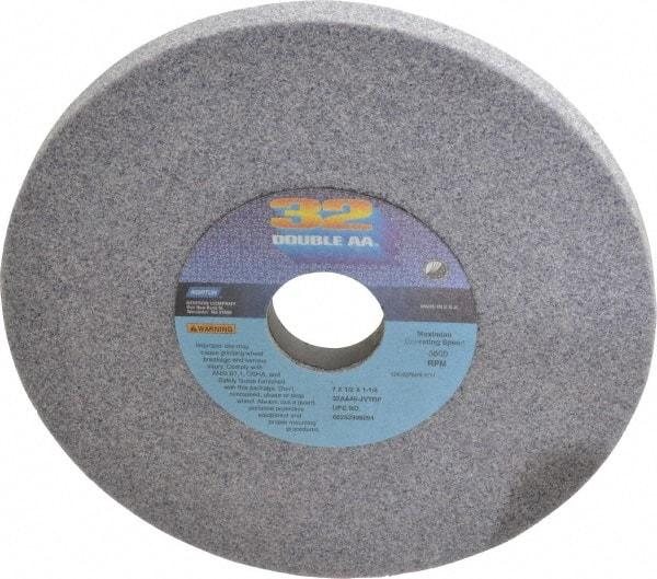 Norton - 7" Diam x 1-1/4" Hole x 1/2" Thick, J Hardness, 46 Grit Surface Grinding Wheel - Aluminum Oxide, Type 1, Coarse Grade, 3,600 Max RPM, Vitrified Bond, No Recess - Eagle Tool & Supply