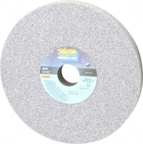 Norton - 8" Diam x 1-1/4" Hole x 3/4" Thick, H Hardness, 46 Grit Surface Grinding Wheel - Aluminum Oxide, Type 1, Coarse Grade, 3,105 Max RPM, Vitrified Bond, No Recess - Eagle Tool & Supply