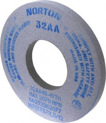 Norton - 12" Diam x 5" Hole x 1" Thick, I Hardness, 46 Grit Surface Grinding Wheel - Aluminum Oxide, Type 1, Coarse Grade, 2,070 Max RPM, Vitrified Bond, No Recess - Eagle Tool & Supply