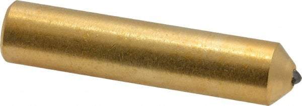 Norton - 1/4 Carat Single Point Diamond Dresser - 2" Long x 7/16" Shank Diam - Eagle Tool & Supply