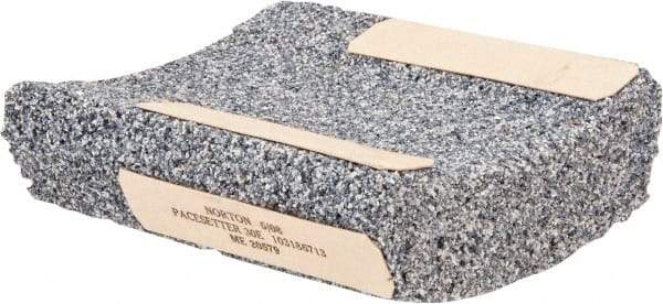 Norton - 5" Wide x 6" High x 1-1/2" Thick Grinding Segment - 30 Grit, Hardness E, Blue Print No. ME20579 - Eagle Tool & Supply