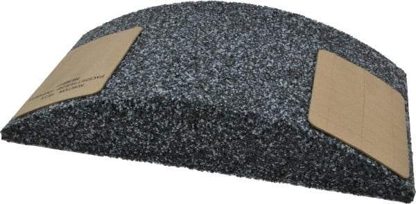 Norton - 11-1/4" Wide x 6" High x 2-1/4" Thick Grinding Segment - 24 Grit, Hardness F, Blue Print No. ME30777 - Eagle Tool & Supply