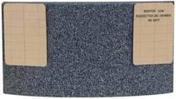 Norton - 11-1/4" Wide x 6" High x 2-1/4" Thick Grinding Segment - 30 Grit, Hardness G, Blue Print No. ME30777 - Eagle Tool & Supply