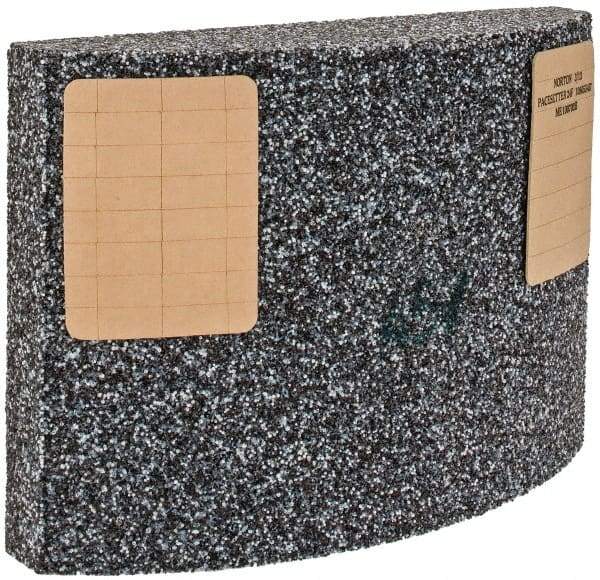 Norton - 11-1/4" Wide x 8" High x 3" Thick Grinding Segment - 24 Grit, Hardness F, Blue Print No. ME100703B - Eagle Tool & Supply