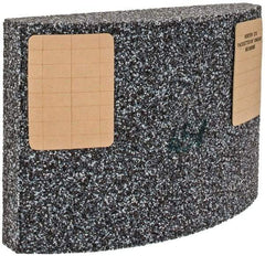 Norton - 11-1/4" Wide x 8" High x 3" Thick Grinding Segment - 24 Grit, Hardness F, Blue Print No. ME100703B - Eagle Tool & Supply