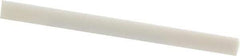 Norton - 3" Long x 1/4" Wide x 1/4" Thick, Novaculite Sharpening Stone - Triangle, Ultra Fine Grade - Eagle Tool & Supply