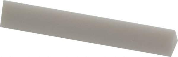 Norton - 3" Long x 1/2" Wide x 1/2" Thick, Novaculite Sharpening Stone - Triangle, Ultra Fine Grade - Eagle Tool & Supply