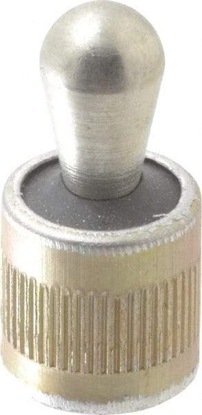 Vlier - 1/2" Body Diam, 0.53" Body Length, 0.31" Nose Diam, 0.51" Nose Length, Spring Locating Pin - 22.5 Lb Final End Force, Aluminum Body, Alloy Steel Nose - Eagle Tool & Supply