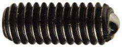 Vlier - 6-40, 0.078" Ball Diam, 0.35" Body Length, 0.023" Max Ball Reach, Threaded Ball Plunger - Stainless Steel Body, Stainless Steel Ball, 0.5 Lb Initial End Force, 1 Lb Final End Force, Locking Element - Eagle Tool & Supply