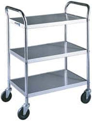 Lakeside - 500 Lb Capacity, 20" Wide x 27" Long x 35" High Standard Utility Cart - Eagle Tool & Supply