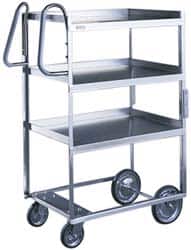Lakeside - 700 Lb Capacity, 18-5/8" Wide x 35-3/8" Long x 43" High Ergonomic Utility Cart - Eagle Tool & Supply