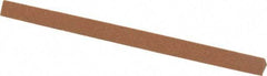 Norton - 4" Long x 1/4" Wide x 1/4" Thick, Aluminum Oxide Sharpening Stone - Triangle, Medium Grade - Eagle Tool & Supply