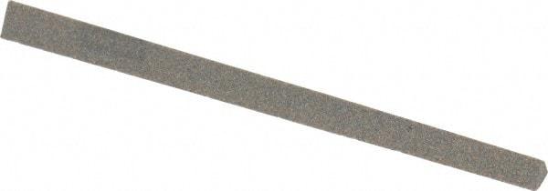 Norton - 4" Long x 1/4" Wide x 1/4" Thick, Aluminum Oxide Sharpening Stone - Triangle, Coarse Grade - Eagle Tool & Supply