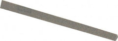 Norton - 4" Long x 1/4" Wide x 1/4" Thick, Aluminum Oxide Sharpening Stone - Triangle, Coarse Grade - Eagle Tool & Supply